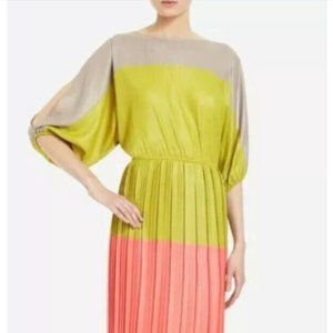 NWT BCBGMAXAZRIA Basia pleated dress XS
